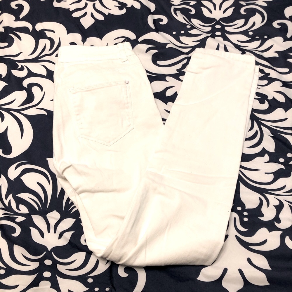 White Skinny Jeans By Timing Size Small